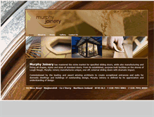 Tablet Screenshot of murphyjoinery.com